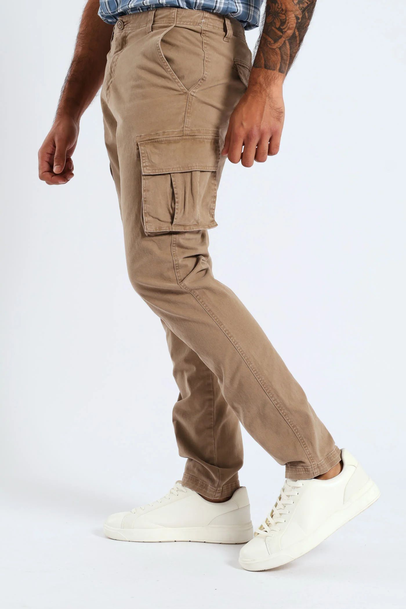 Cargo Bellows Pant - Khaki - Image 2