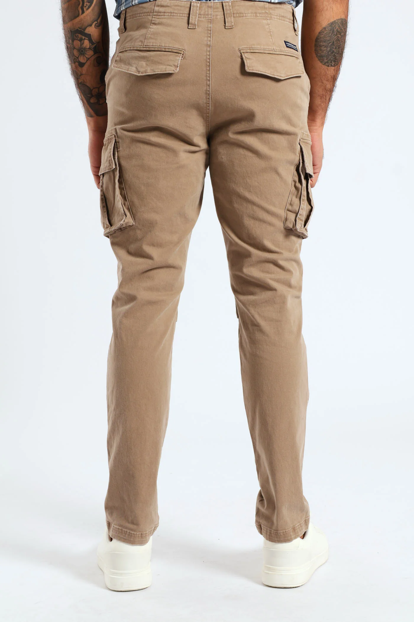 Cargo Bellows Pant - Khaki - Image 3