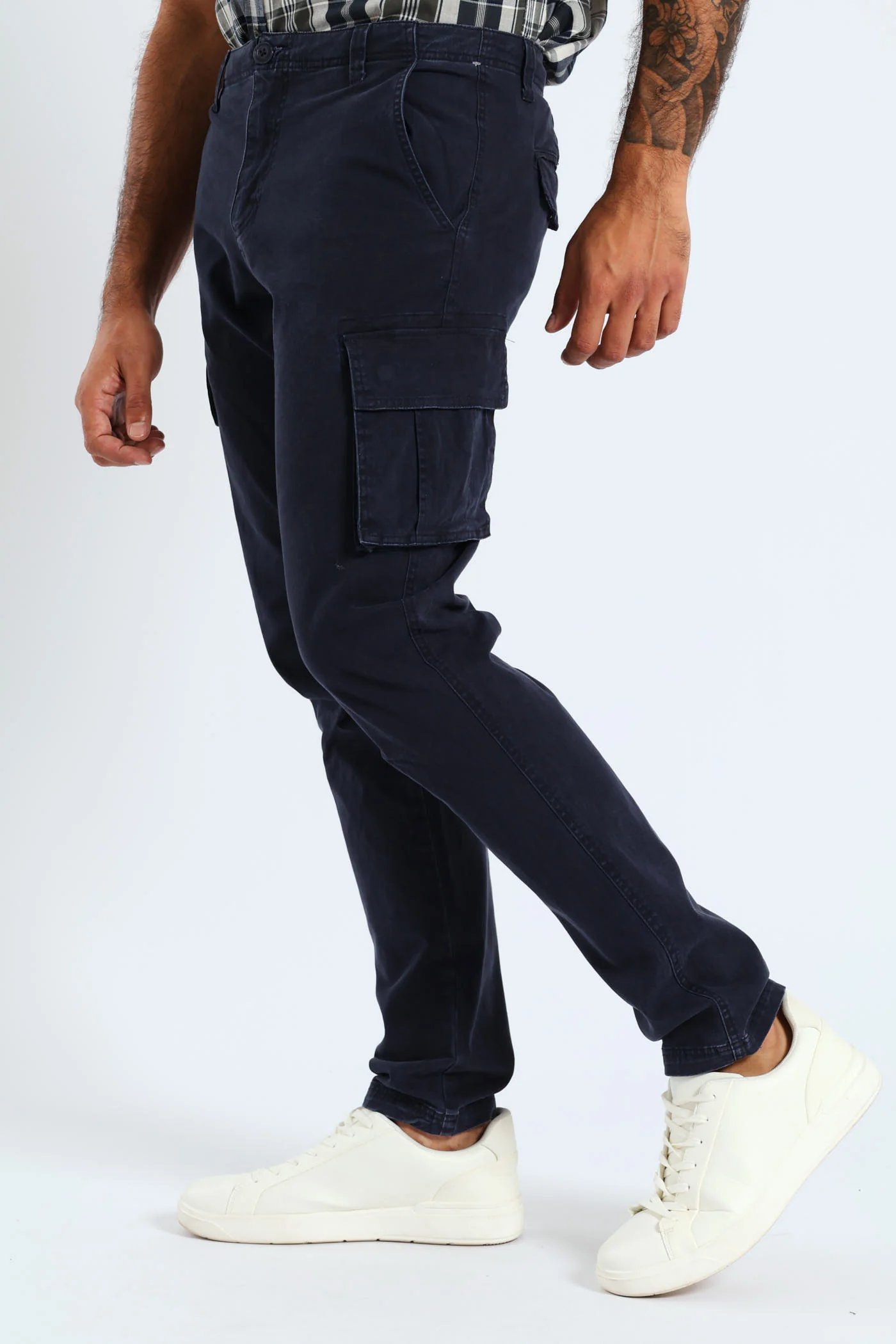 Cargo Bellows Pant - Navy - Image 2