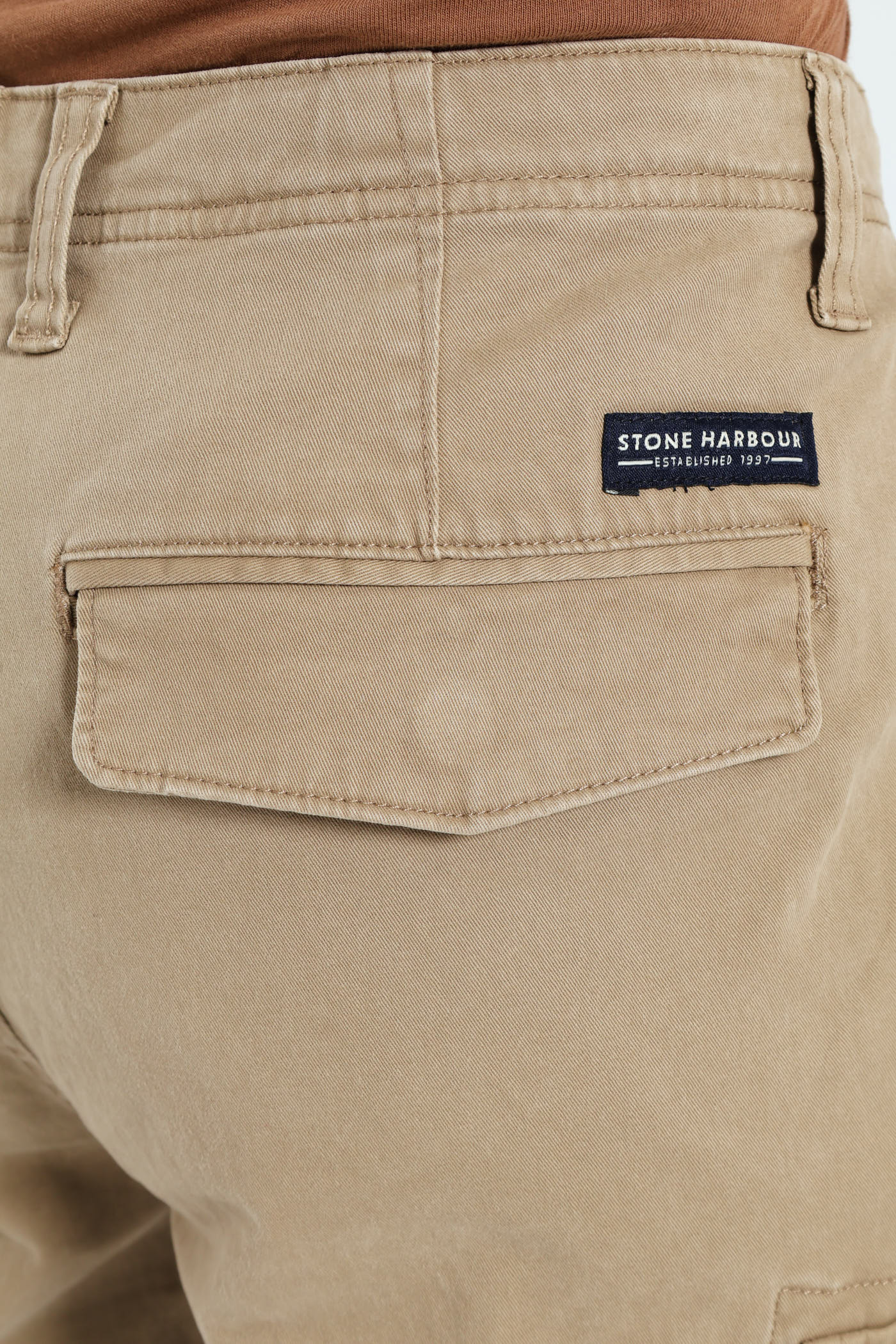Cargo Bellows Pant - Stone - Image 3