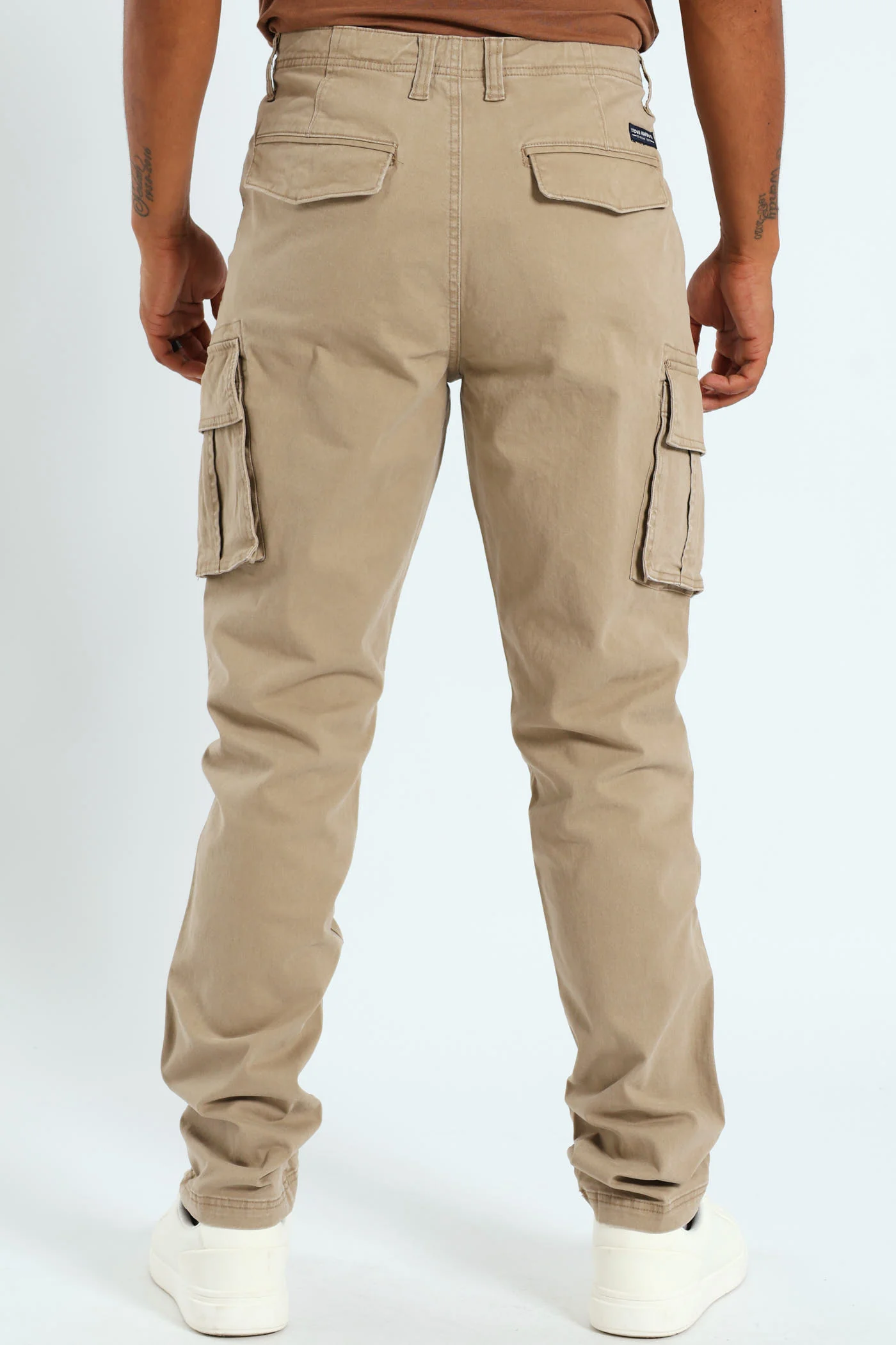 Cargo Bellows Pant - Stone - Image 5