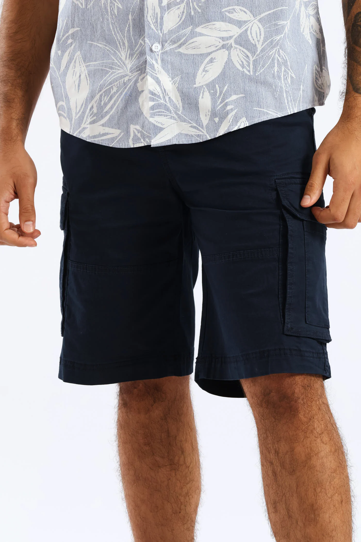Cargo Bellows Short - Navy - Image 2