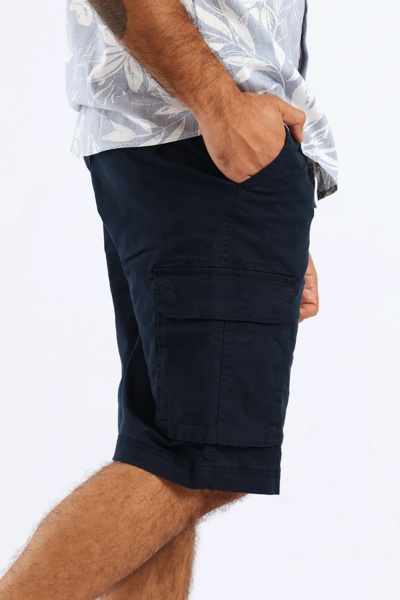 Cargo Bellows Short - Navy - Image 3