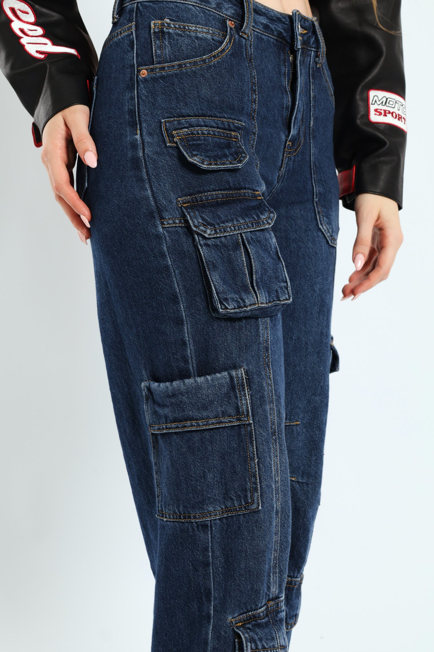 Cargo Denim - Dark Blue - Image 4