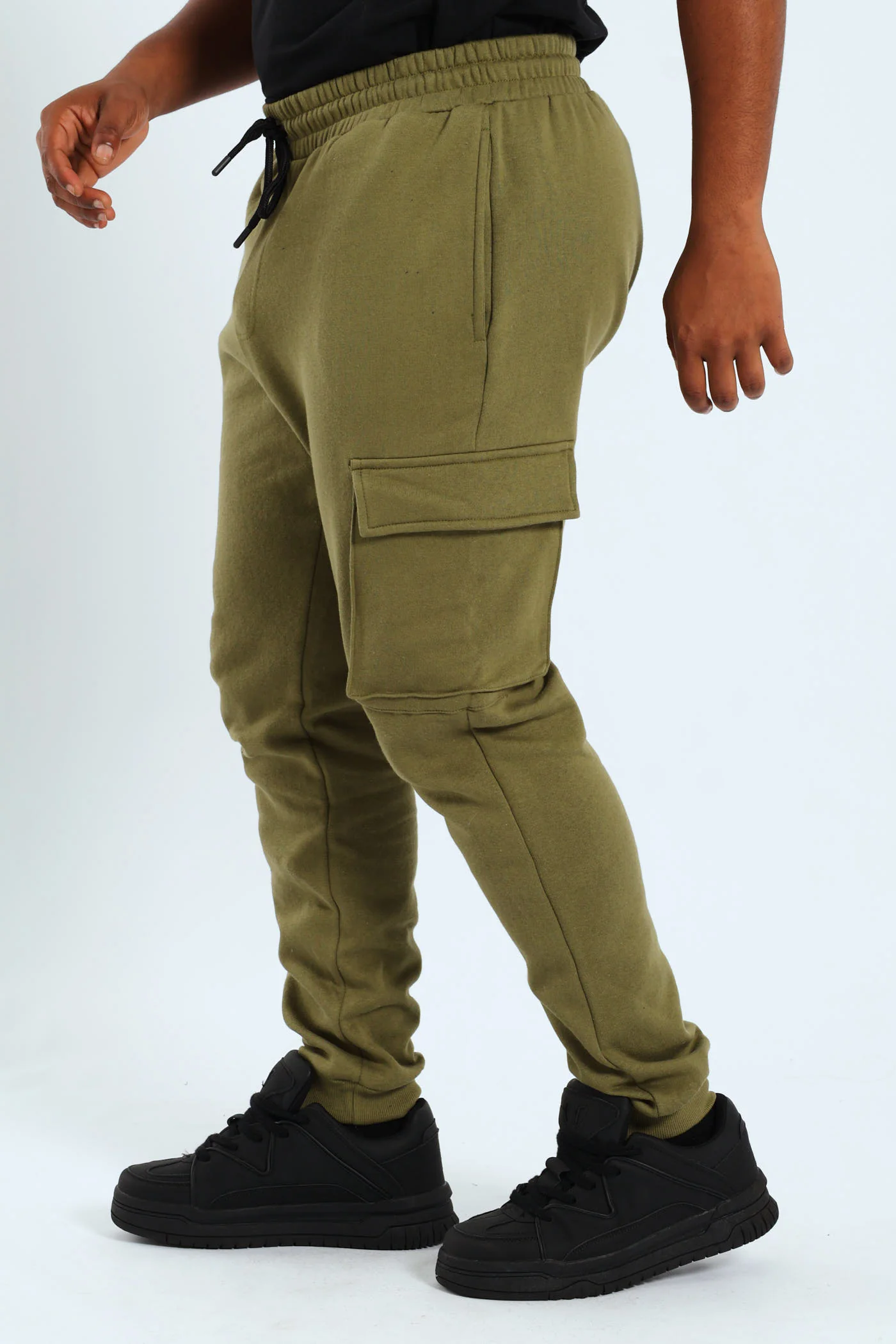 Cargo Fleece Jogger - Light Fatigue - Image 2