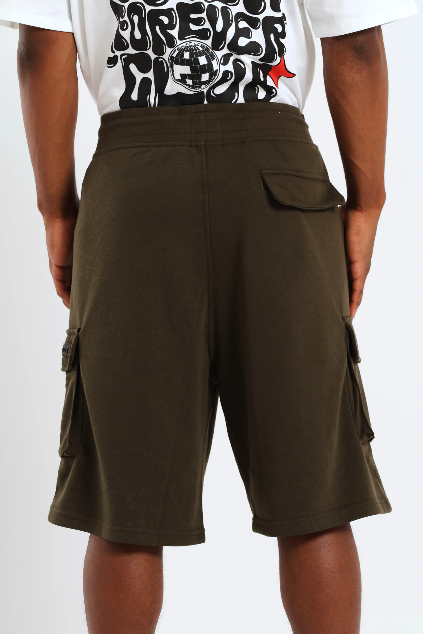 Cargo Fleece Short - Olive - Image 2