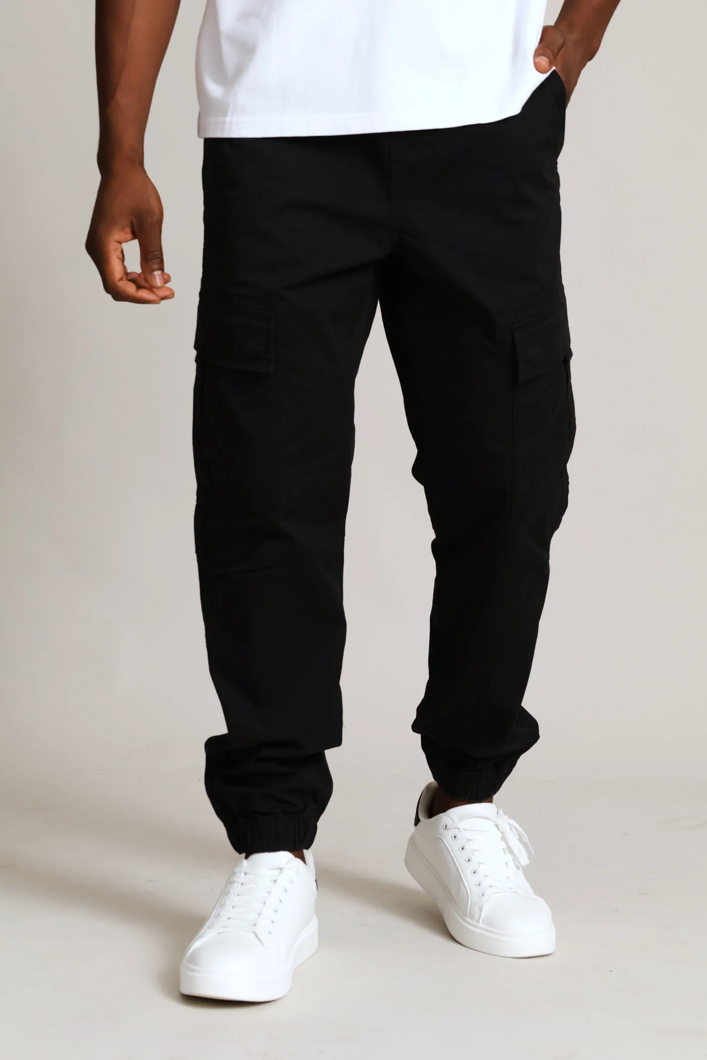 Cargo Jogger - Black - Image 3