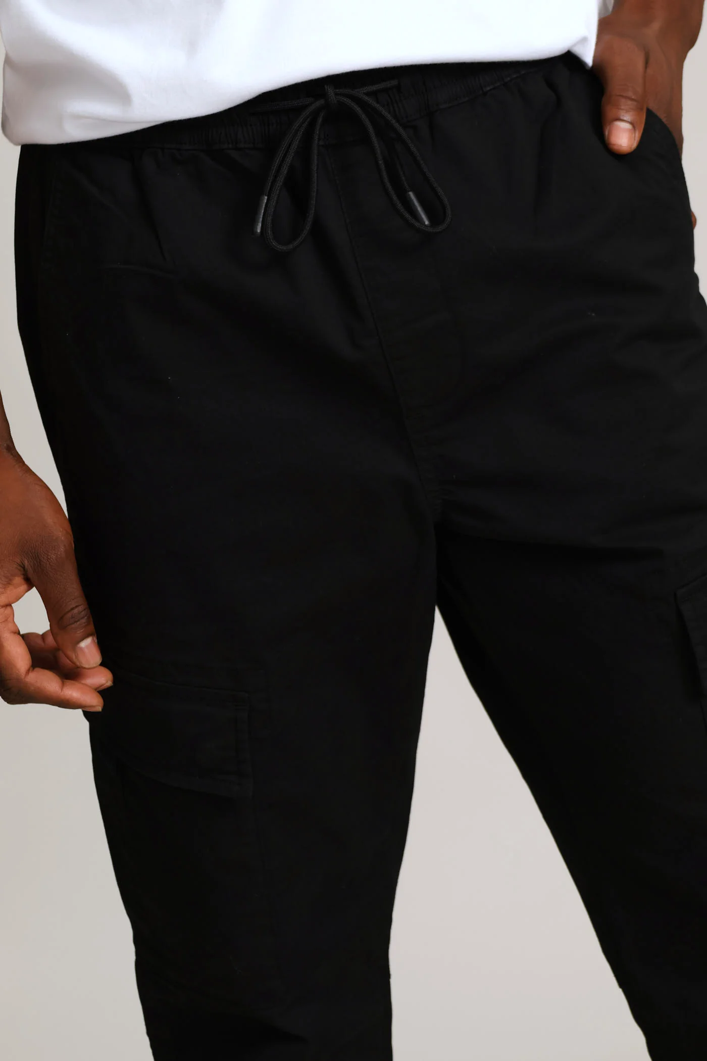 Cargo Jogger - Black - Image 6