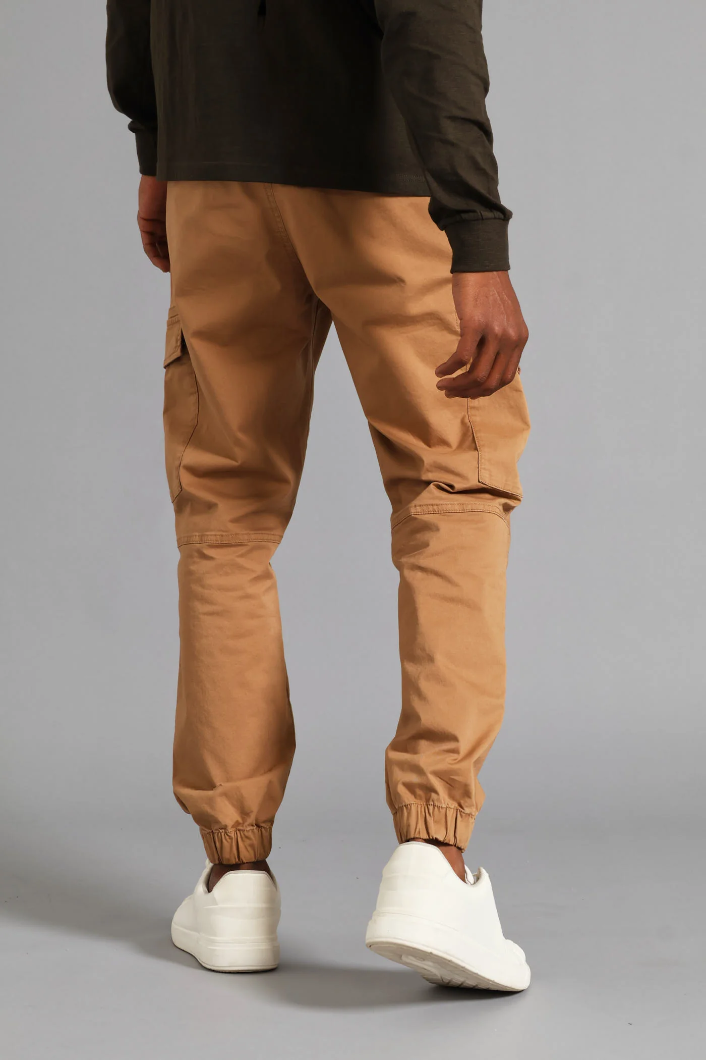 Cargo Jogger - Camel - Image 4