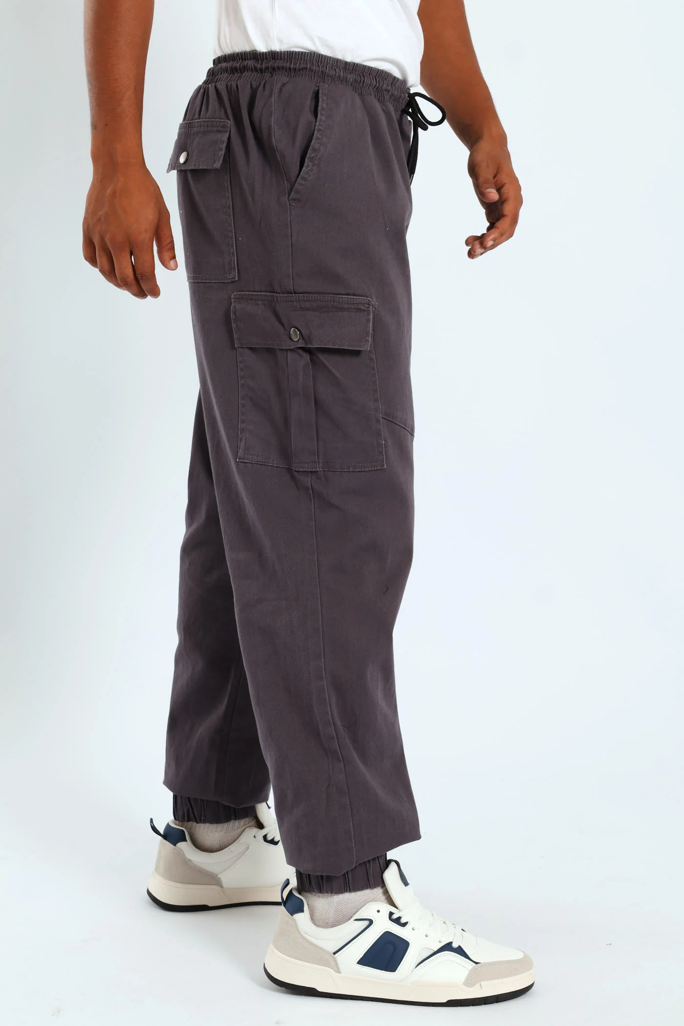 Cargo Pocket Jogger - Grey - Image 2