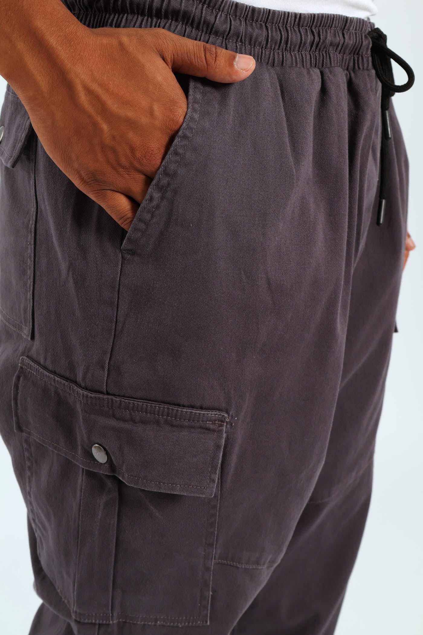 Cargo Pocket Jogger - Grey - Image 4