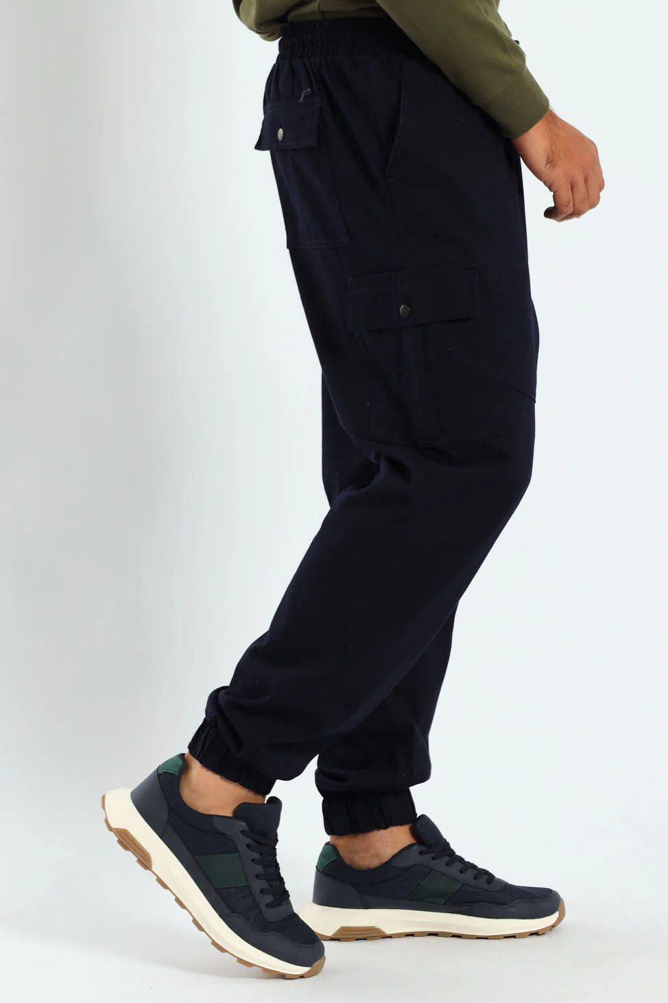 Cargo Pocket Jogger - Navy - Image 2
