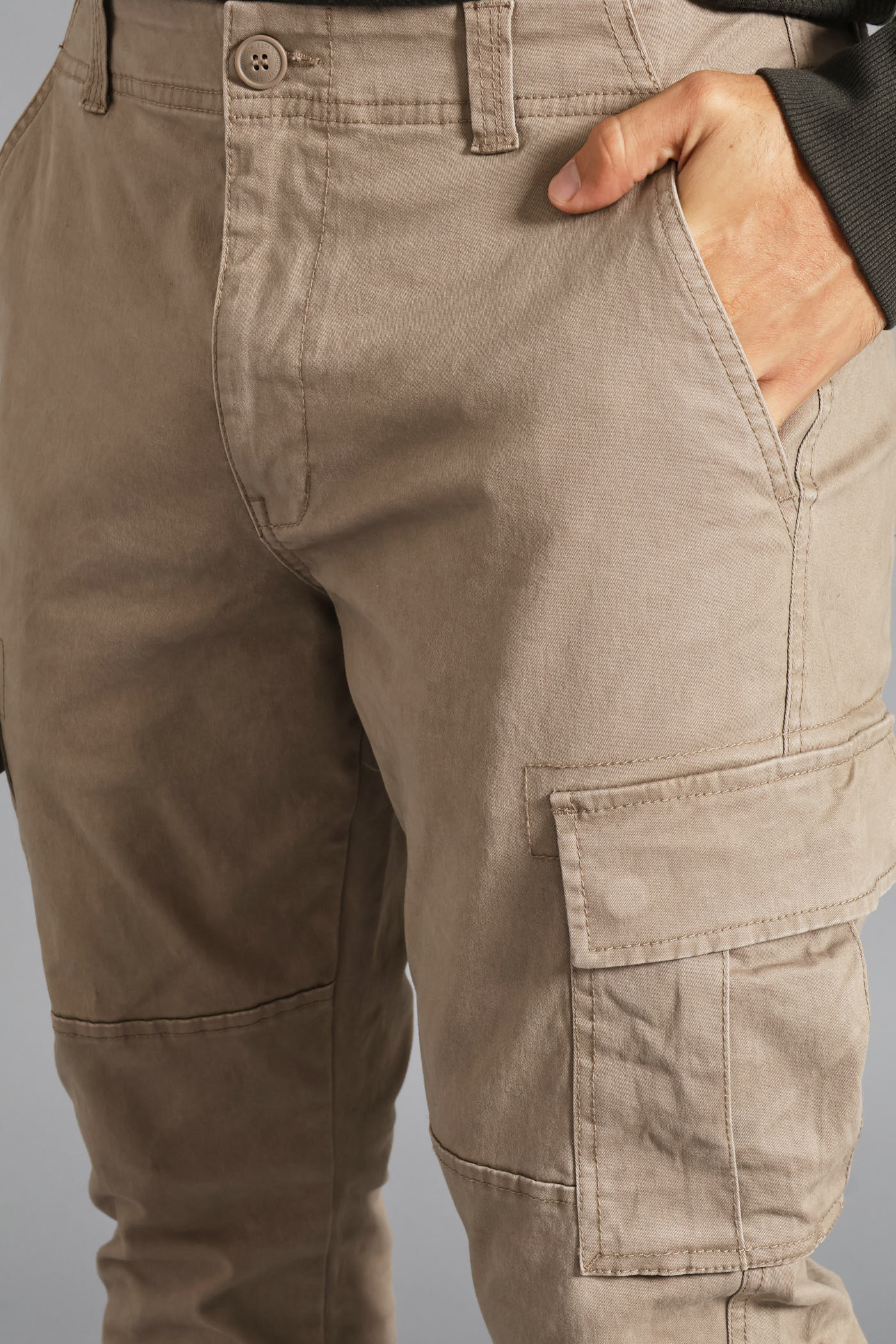 Cargo Pocket Pant - Khaki - Image 5