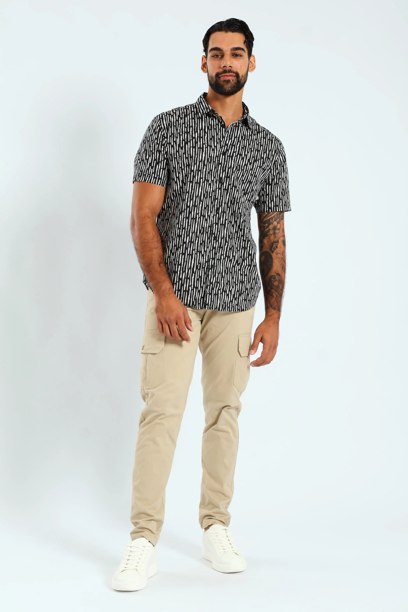 Cargo Pocket Pant - Stone - Image 3