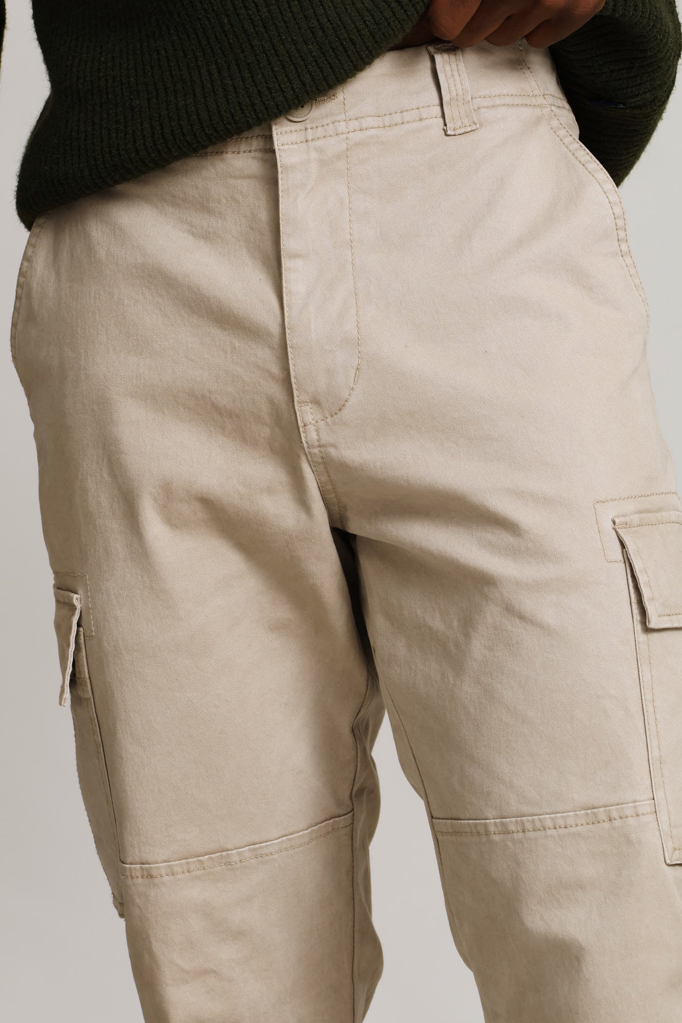 Cargo Pocket Pant - Stone - Image 3