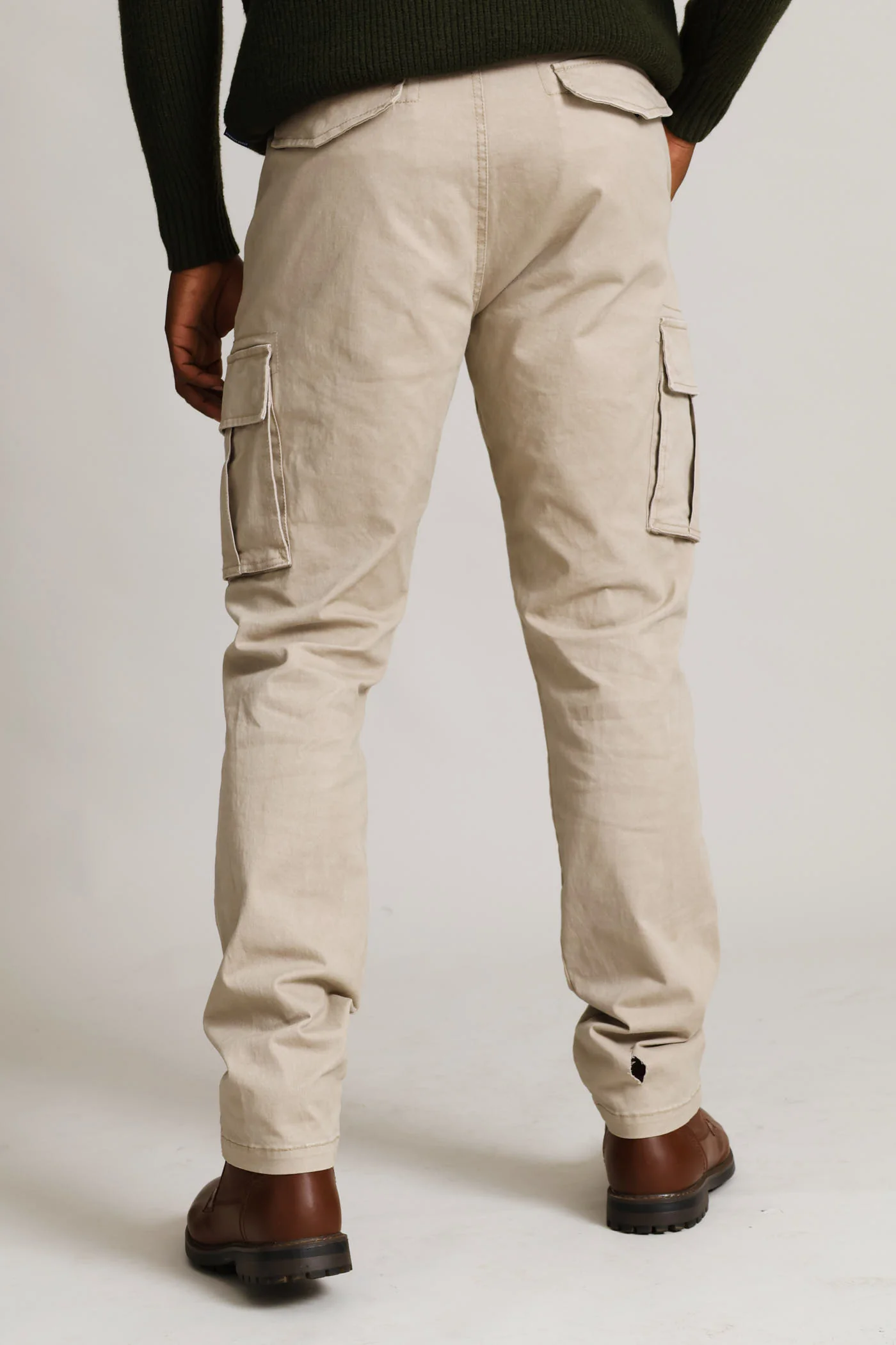 Cargo Pocket Pant - Stone - Image 6