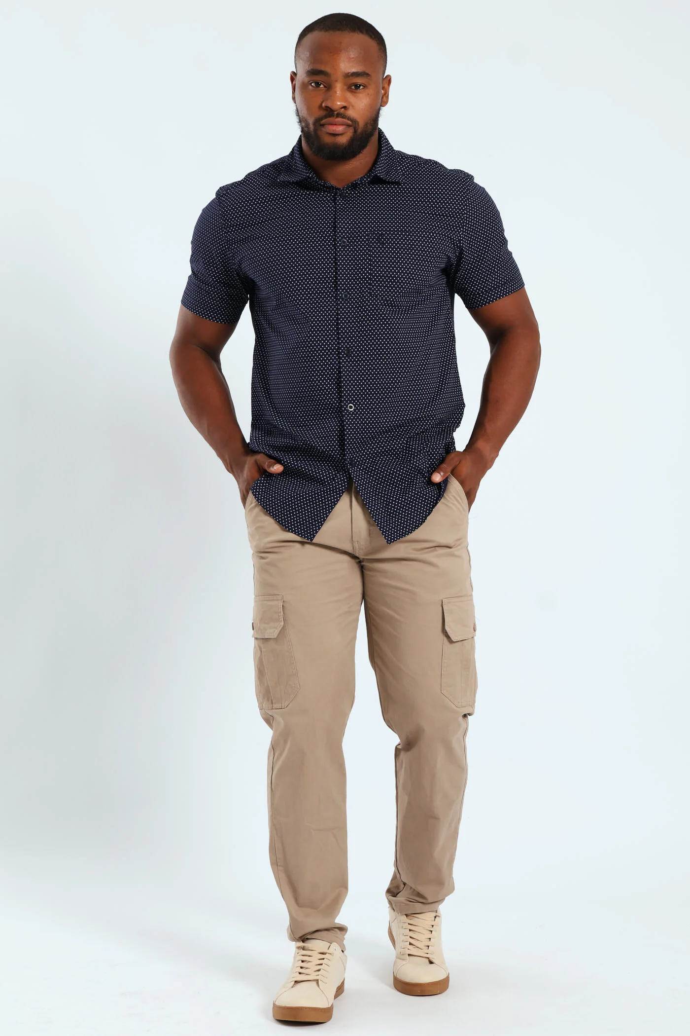 Cargo Pocket Pant - Taupe - Image 2