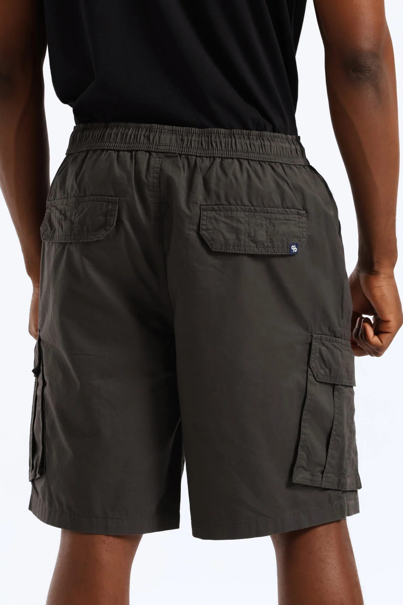 Cargo Pull On Short - Charcoal - Image 7