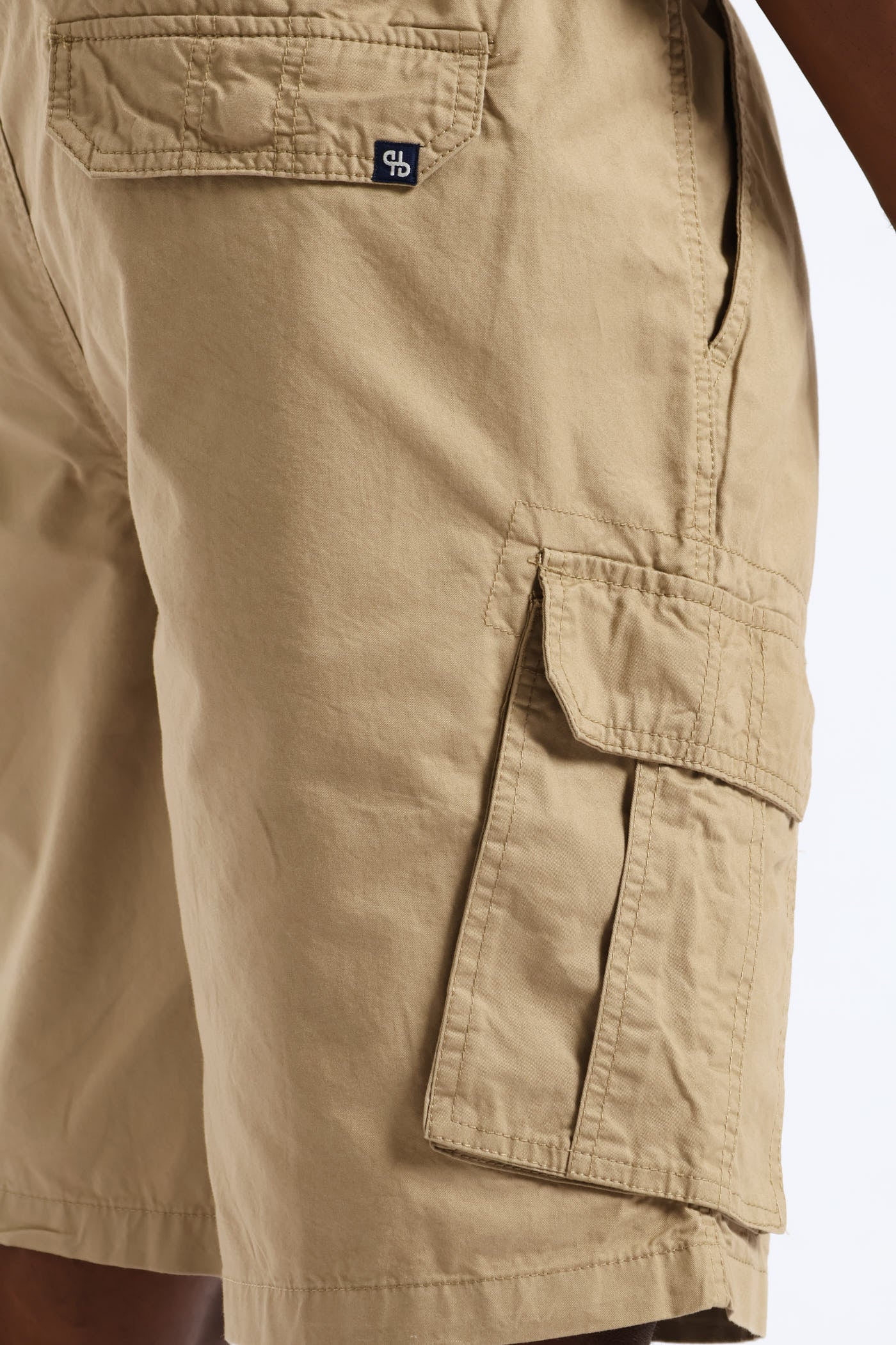 Cargo Pull On Short - Taupe - Image 2