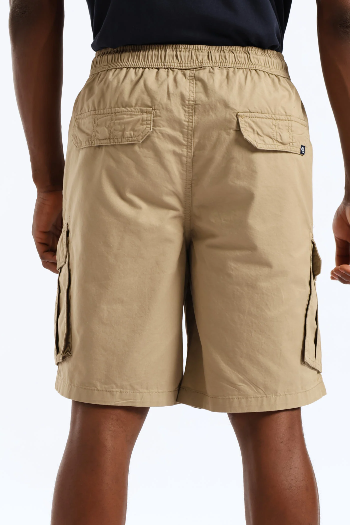 Cargo Pull On Short - Taupe - Image 5
