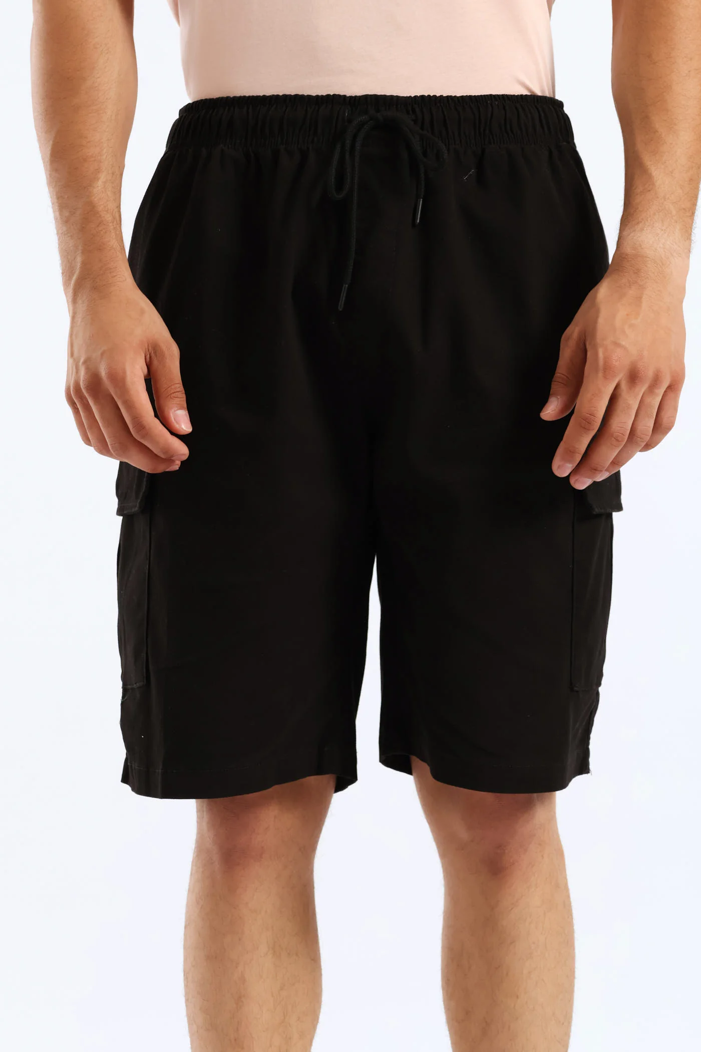 Cargo Shorts - Black - Image 3