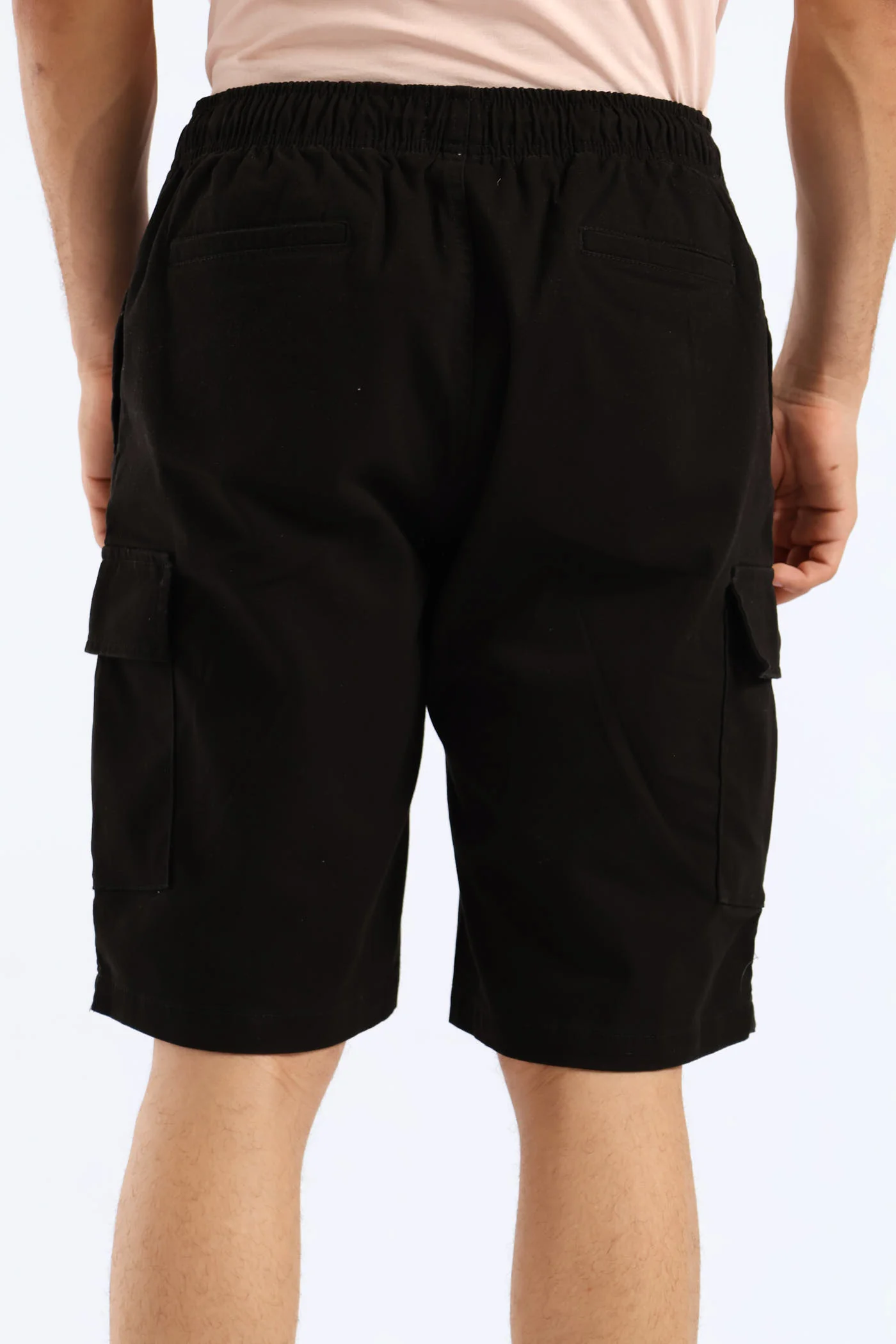 Cargo Shorts - Black - Image 4
