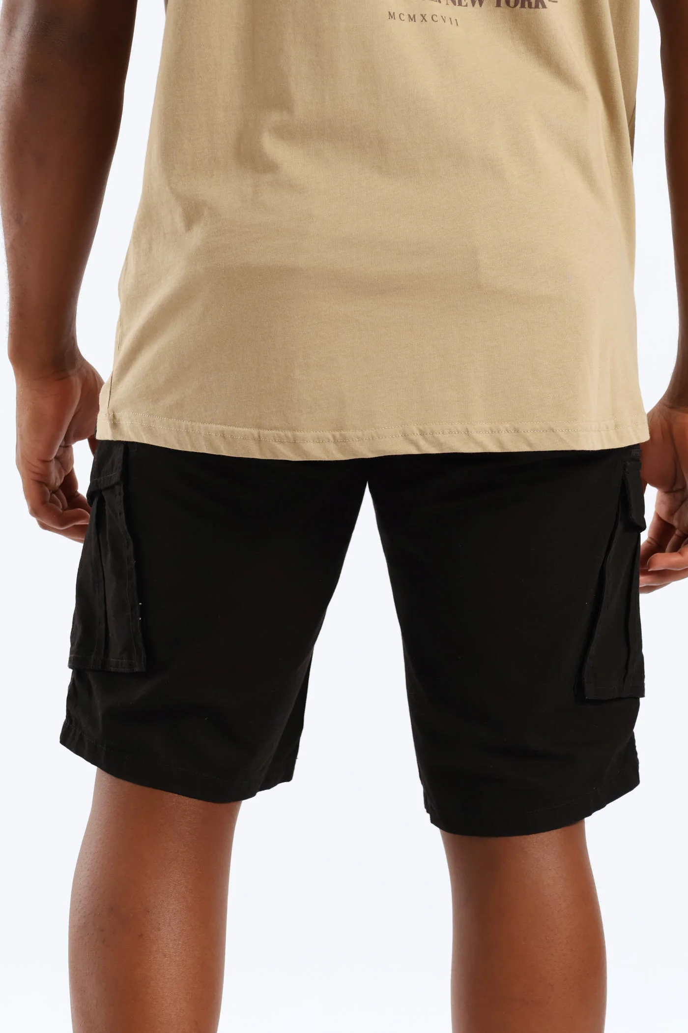 Cargo Shorts - Black - Image 5