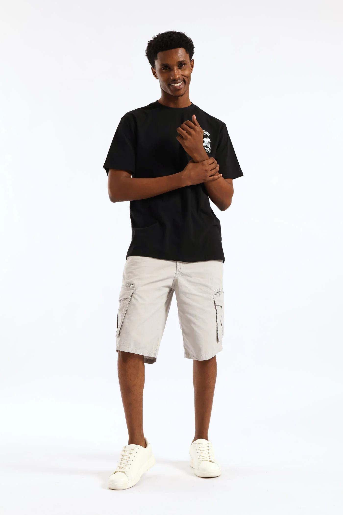 Cargo Shorts - Grey - Image 6