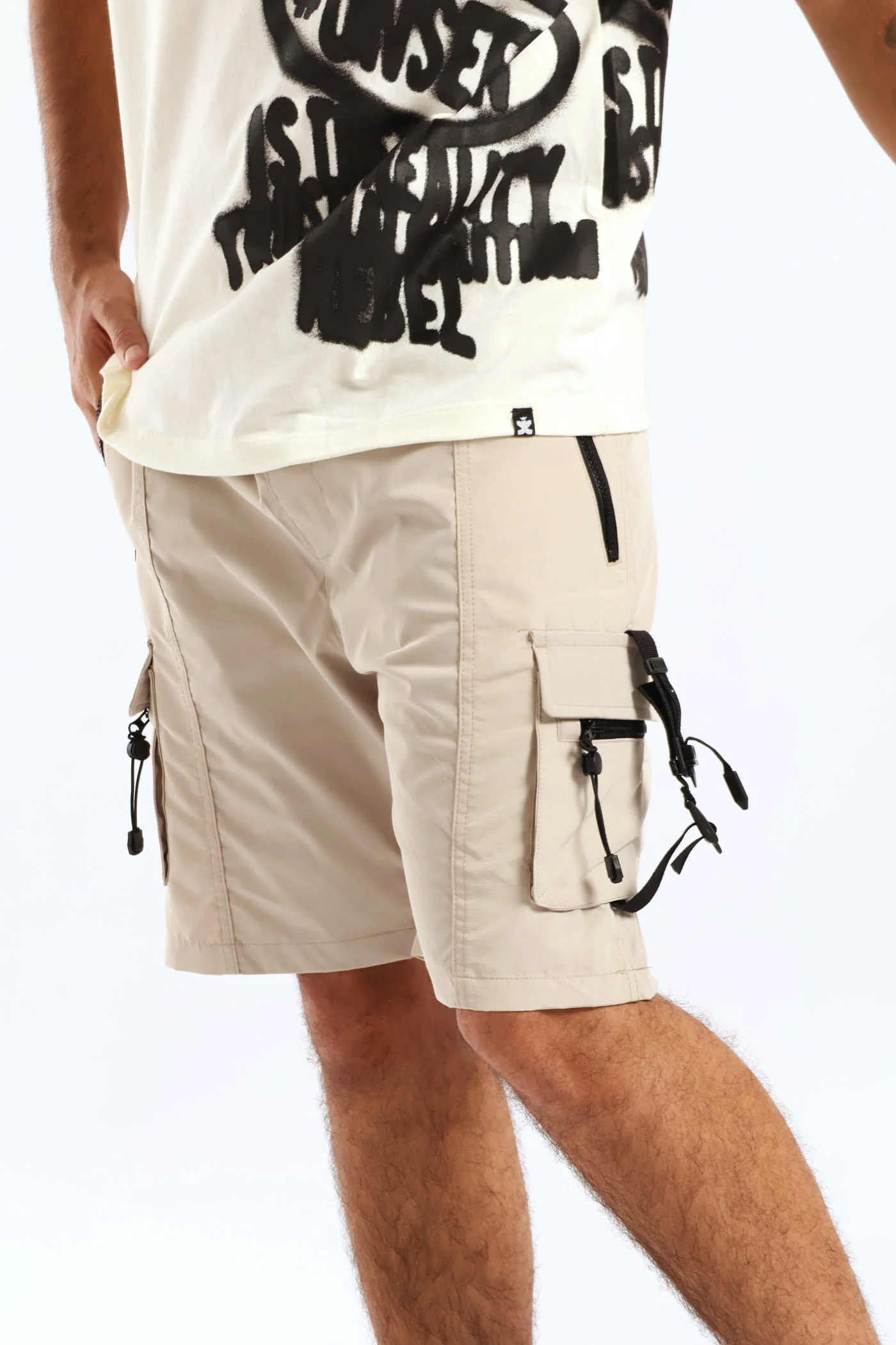 Cargo Strap Short - Stone - Image 4