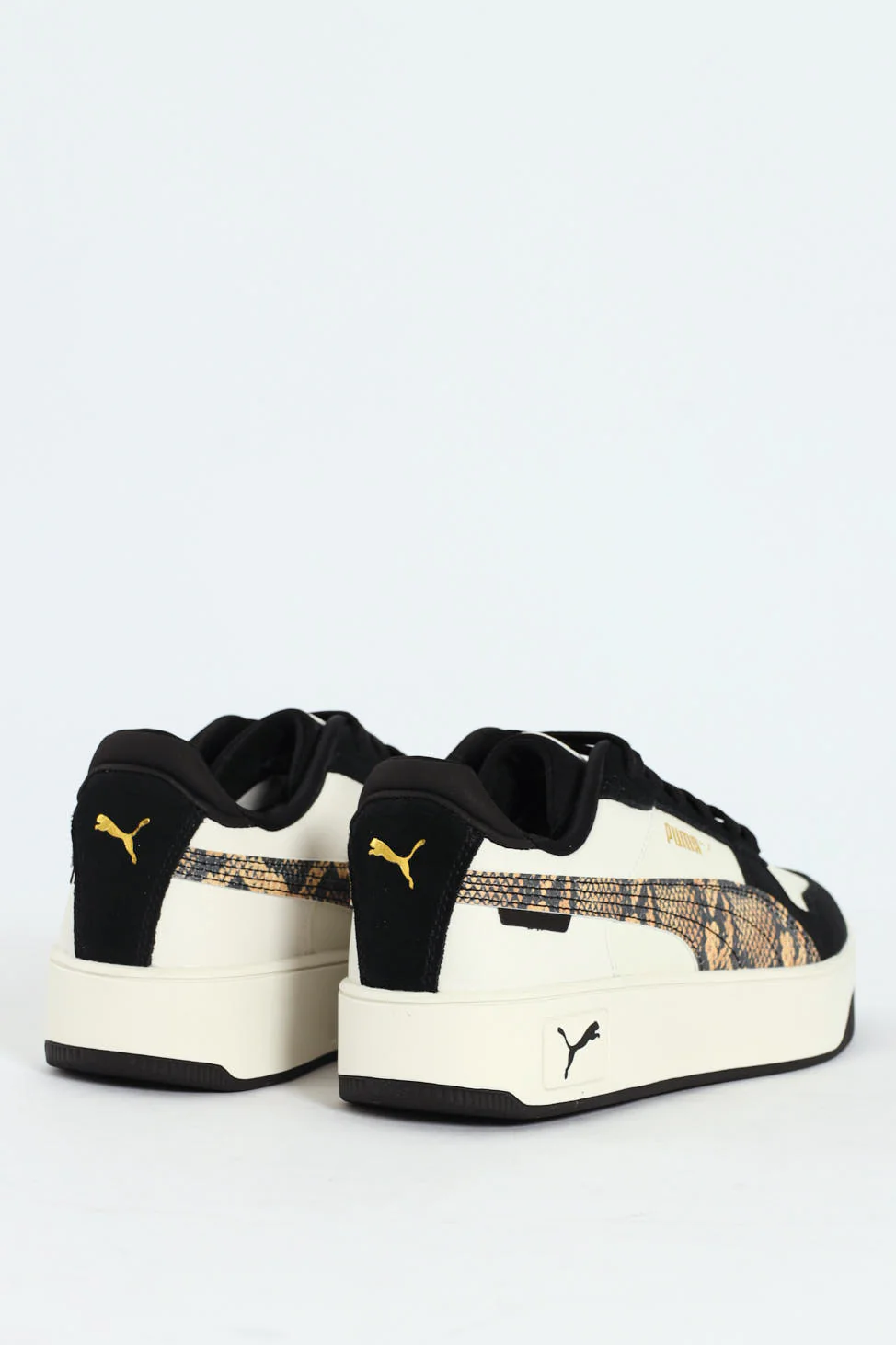 Carina Street Snake Chic Sneaker - White/Black - Image 3
