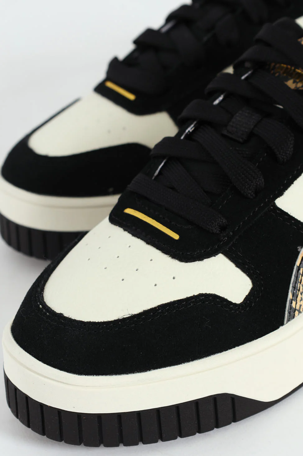 Carina Street Snake Chic Sneaker - White/Black - Image 5