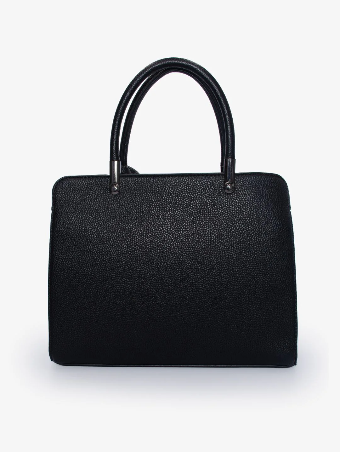 Carolyn Front Zip Tote Bag - Black - Image 4