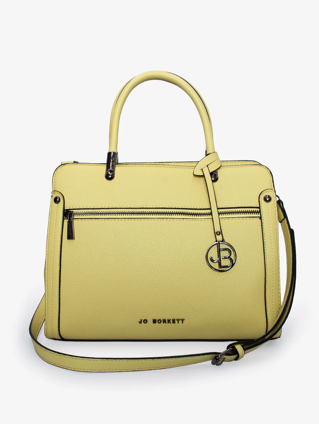 Carolyn Front Zip Tote Bag - Butter Yellow - Image 2