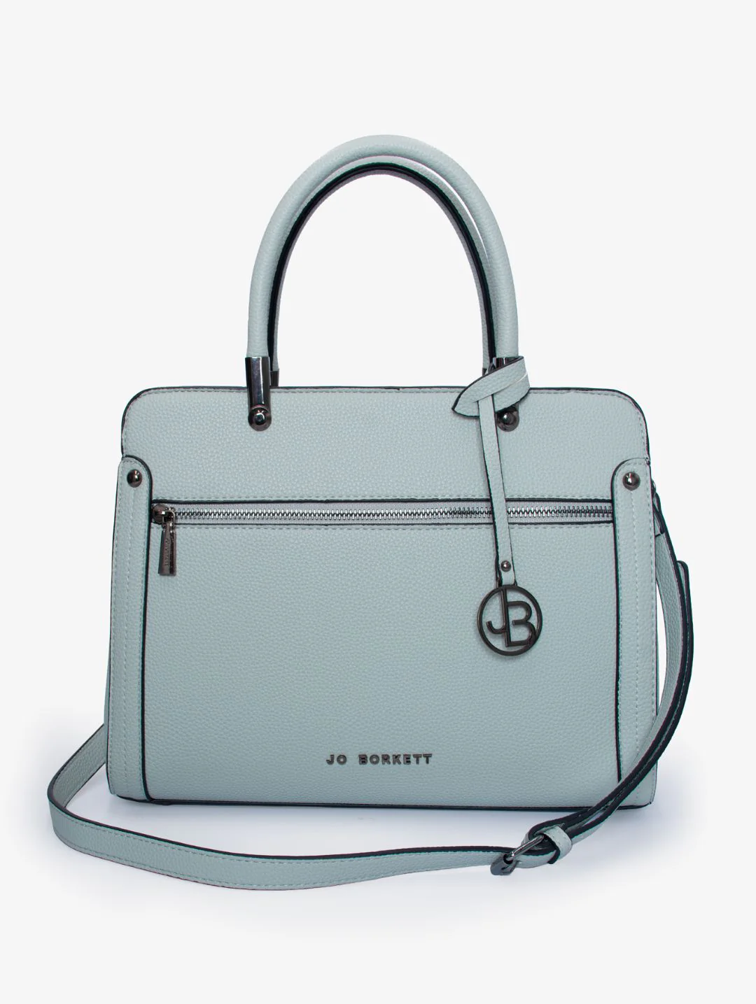 Carolyn Front Zip Tote Bag - Mint - Image 2
