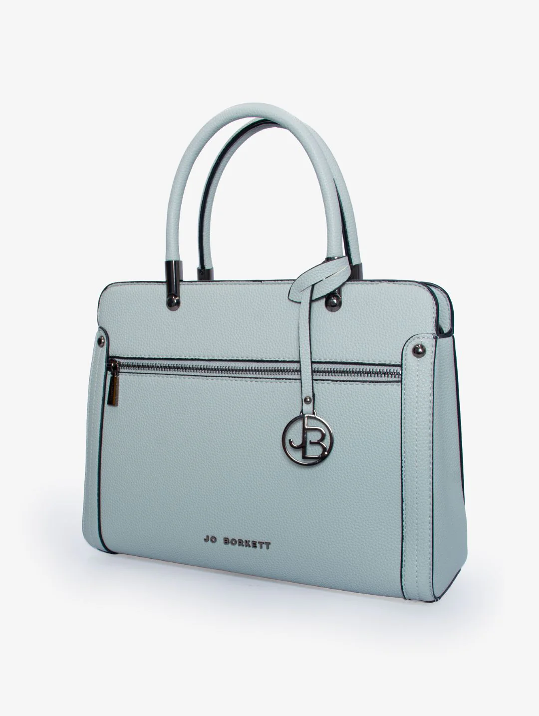 Carolyn Front Zip Tote Bag - Mint - Image 3