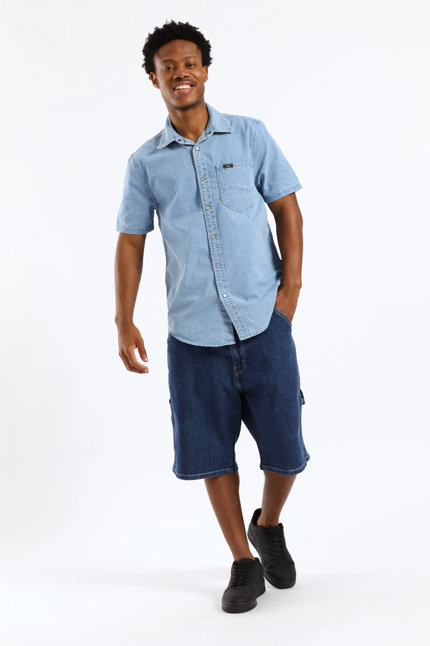 Carpenter Denim Short - Stonewash - Image 8