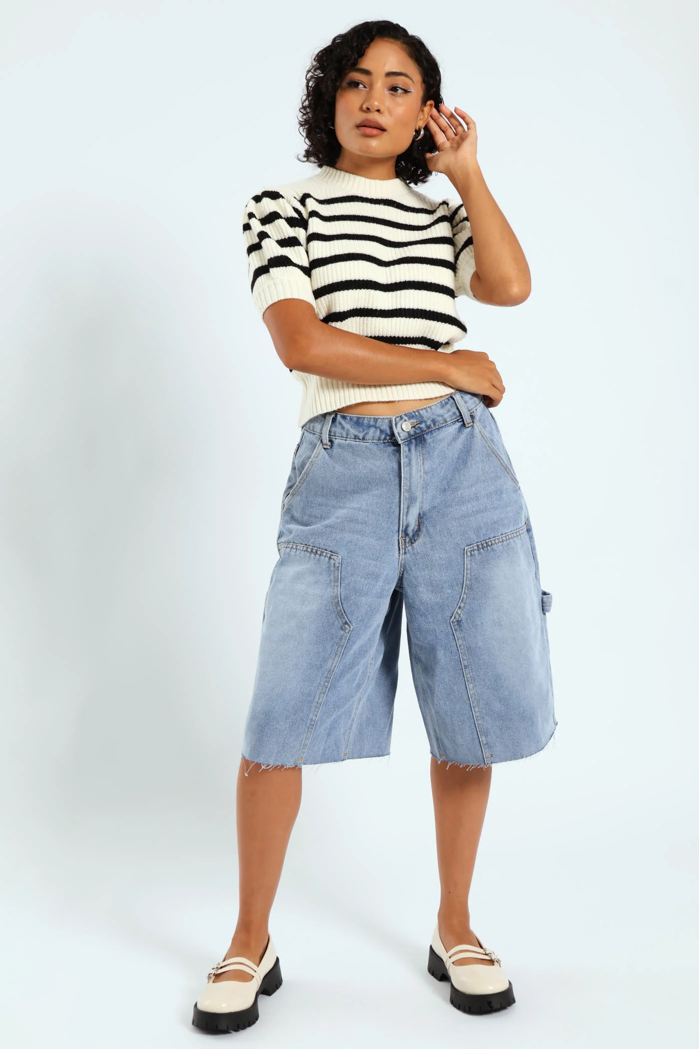 Carpenter Jort - Mid Blue - Image 4