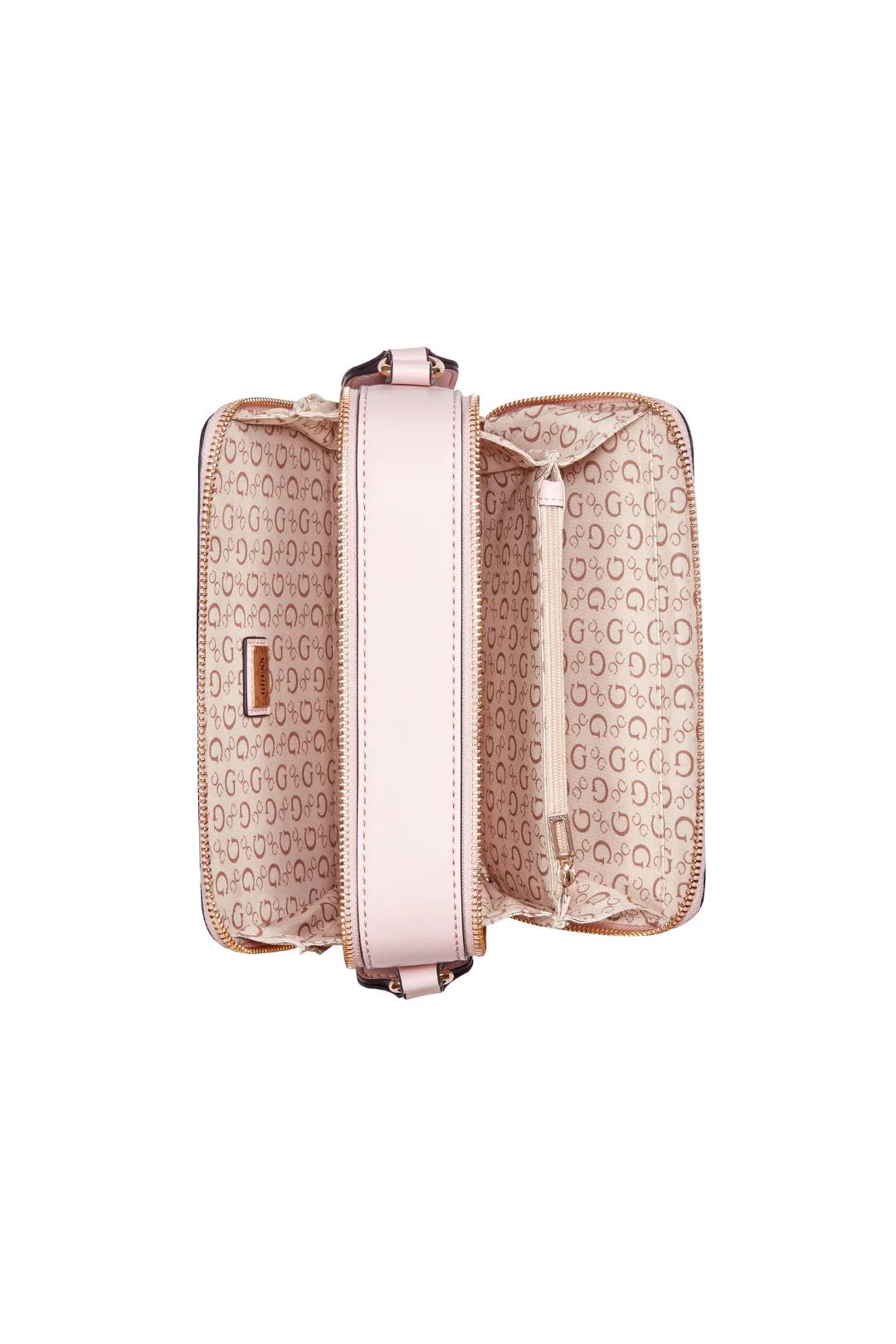 Carrara Mini Crossbody Top Zip Bag - Light Pink - Image 4