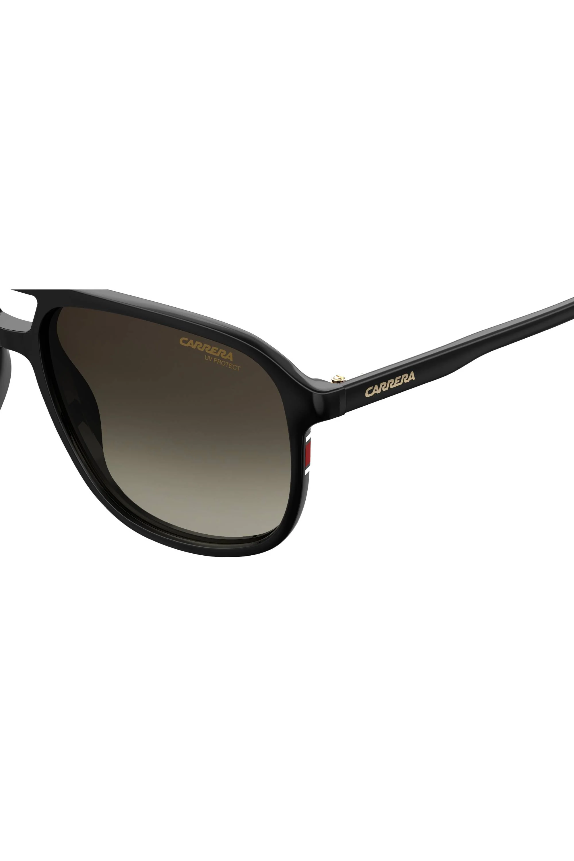 173/N/S Gradient Lens Aviator Sunglasses - Black - Image 3