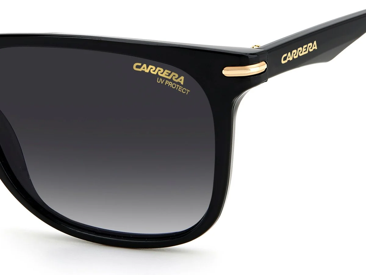 276/S Rimmed Rectangle Sunglasses - Black - Image 8