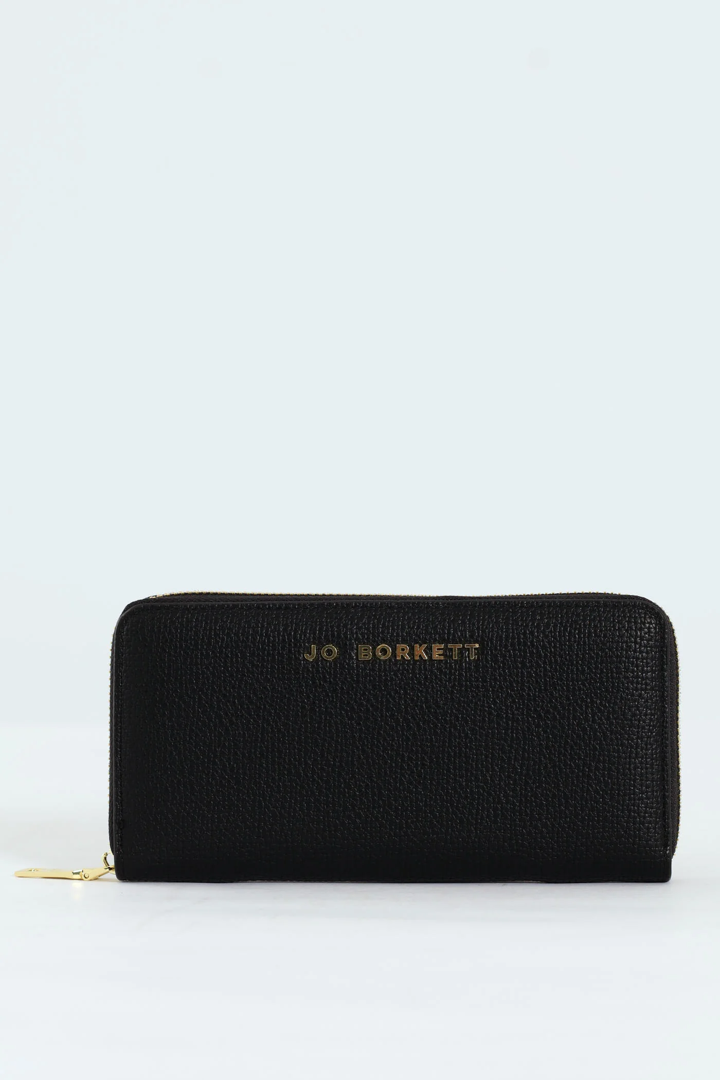 Carrie Pebble Raised Logo Ziparound Purse - Black - Image 4