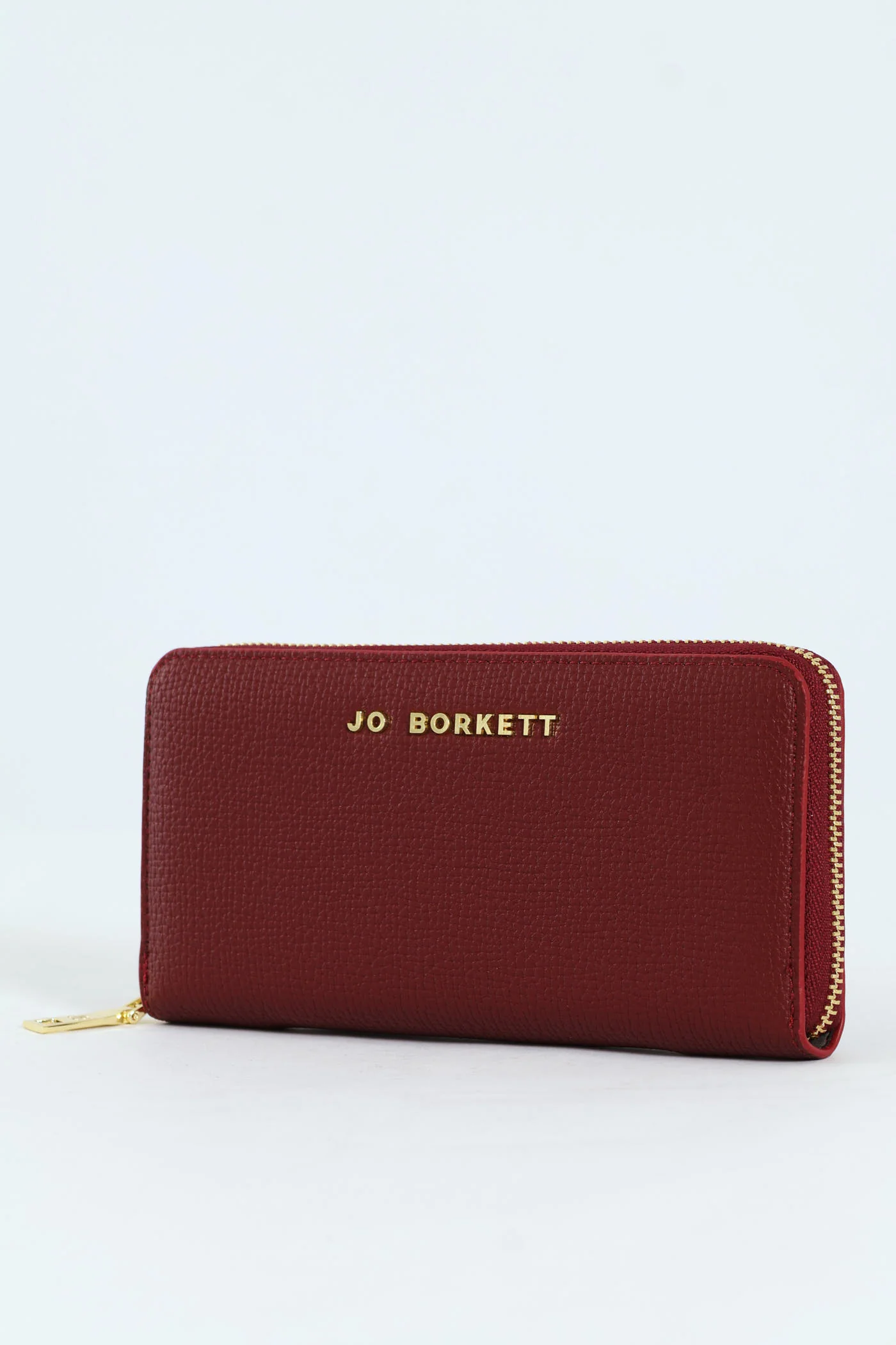 Carrie Pebble Raised Logo Ziparound Purse - Burgundy - Image 3