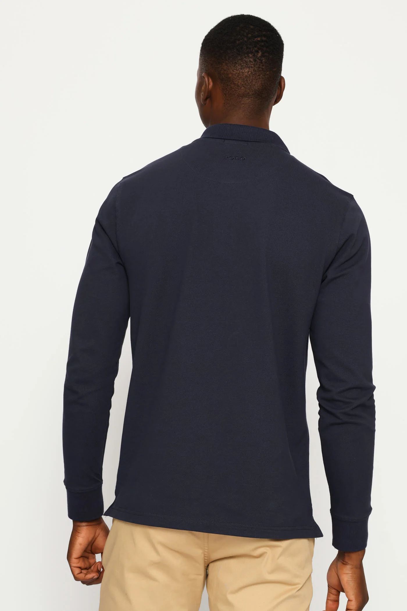 Carter Long Sleeve Golfer - Navy - Image 4