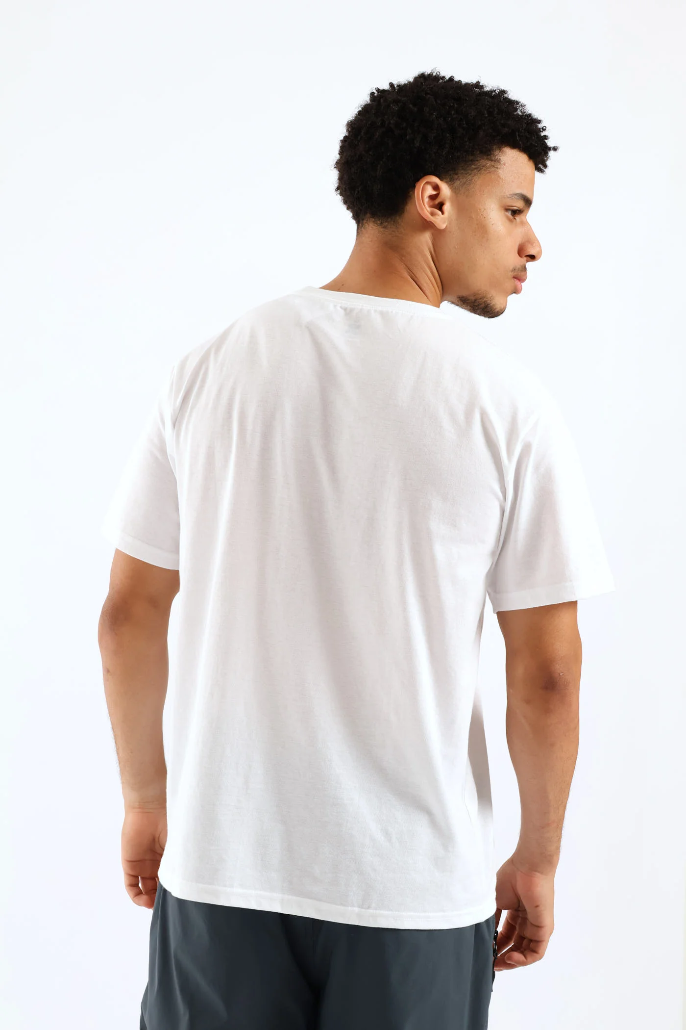 Cast Basic Print Tee - White - Image 4