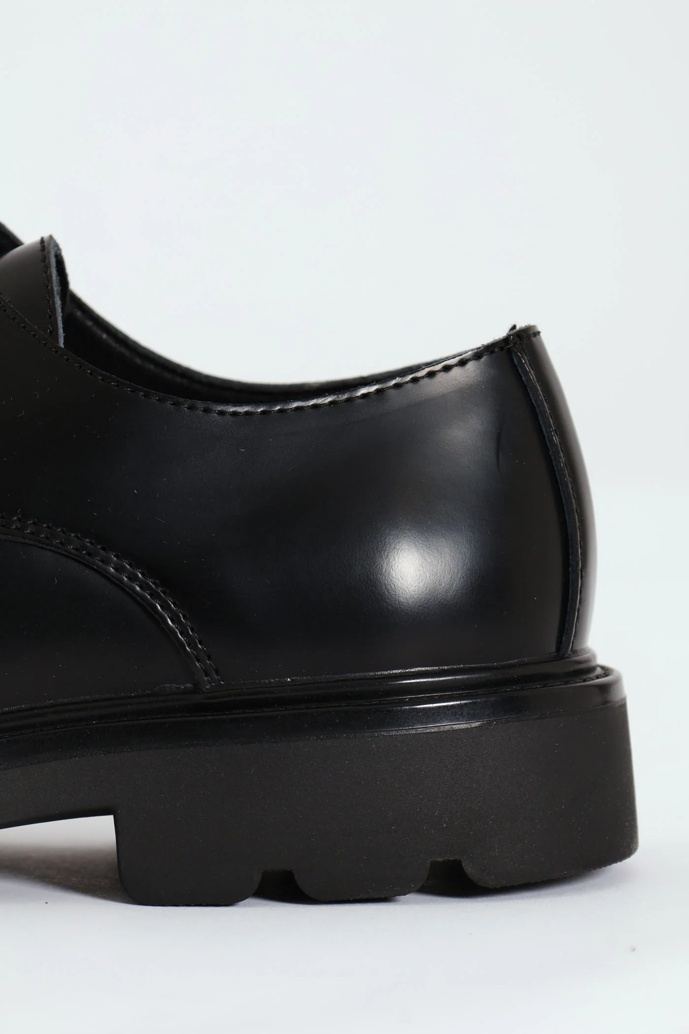 Casual Chunky Lace Up - Black - Image 6