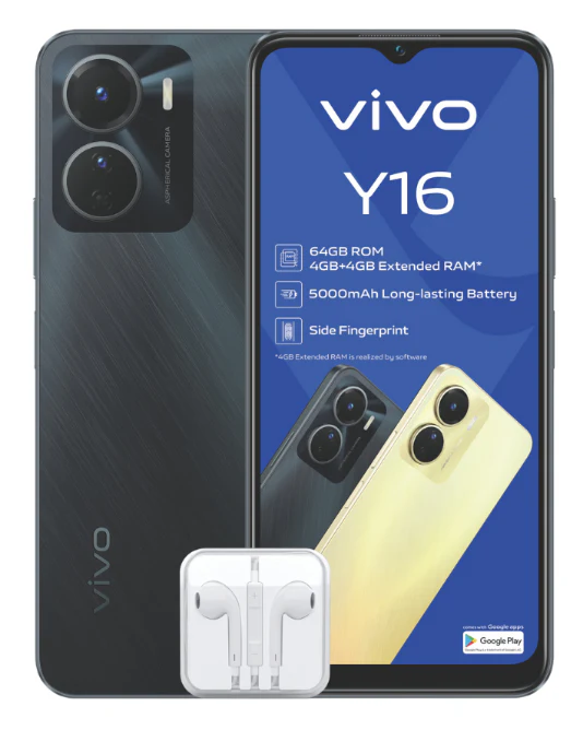 Y16 Dual Sim Black Cellphone - Image 2