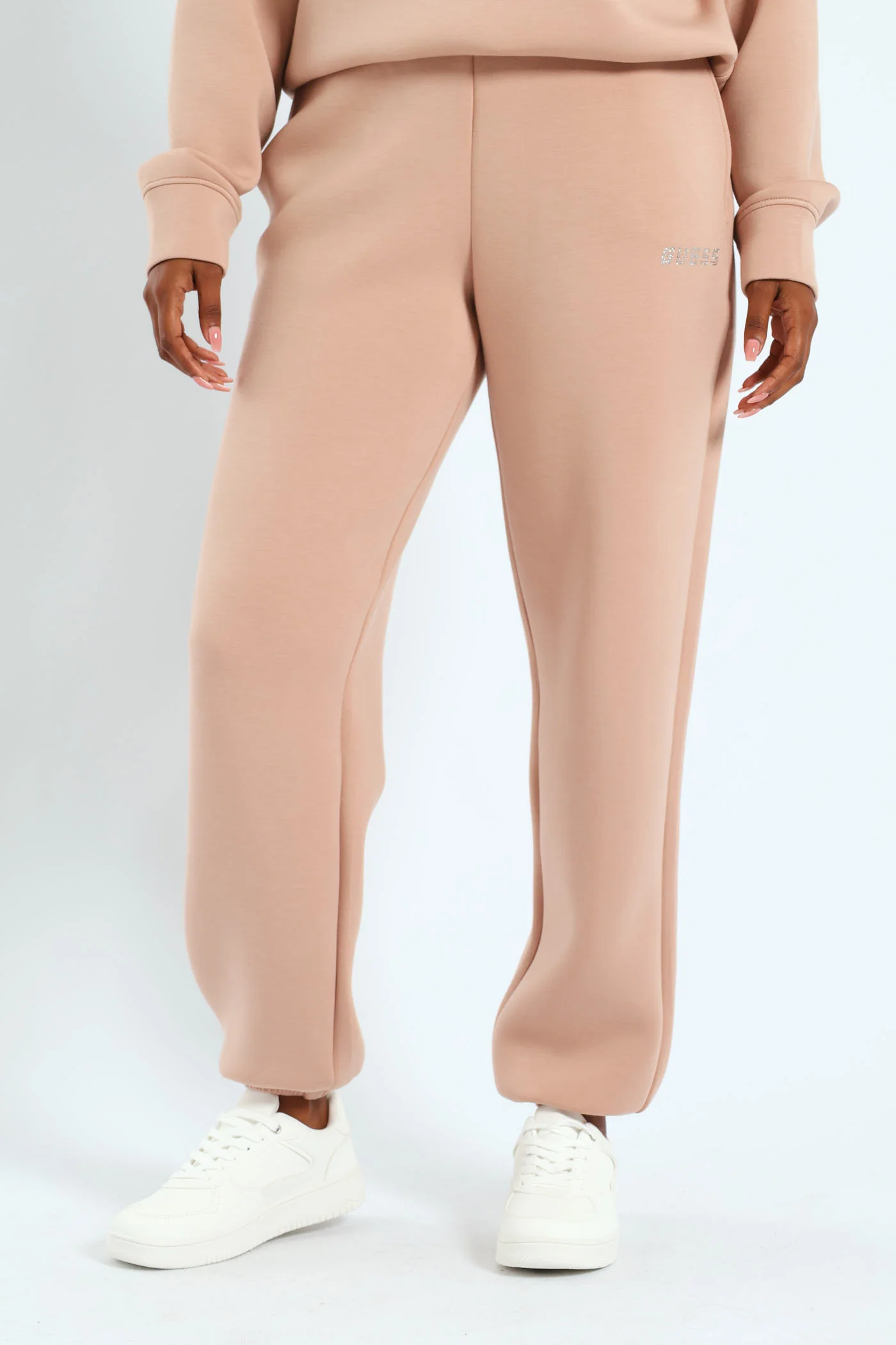Cecilia Scuba Jogger Pants - Brown - Image 3