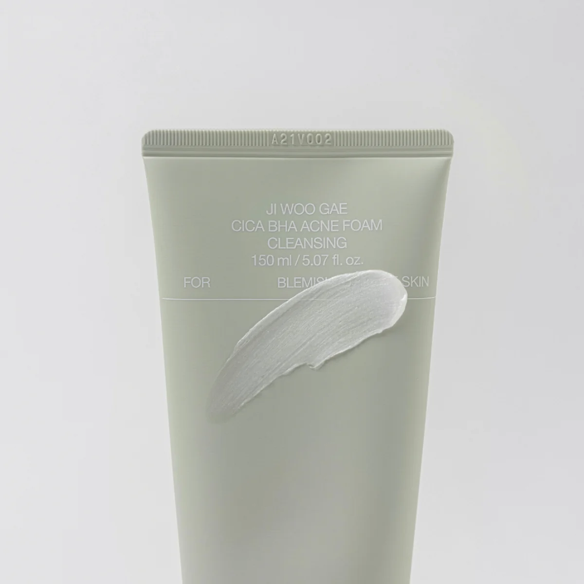 Ji Woo Gae Cica Bha Acne Foam Cleanser - Image 2