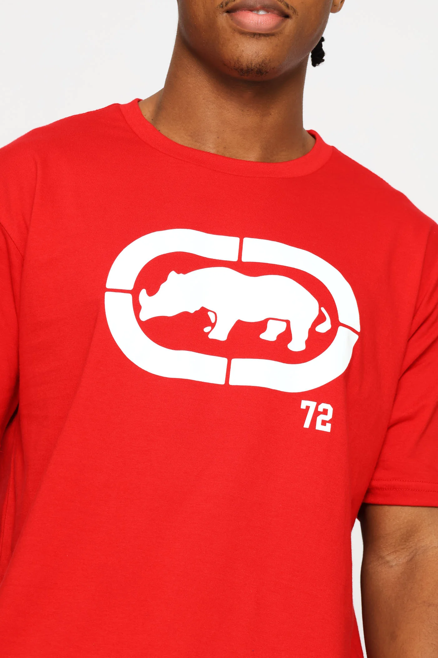 Centre Logo Tee - Red - Image 2