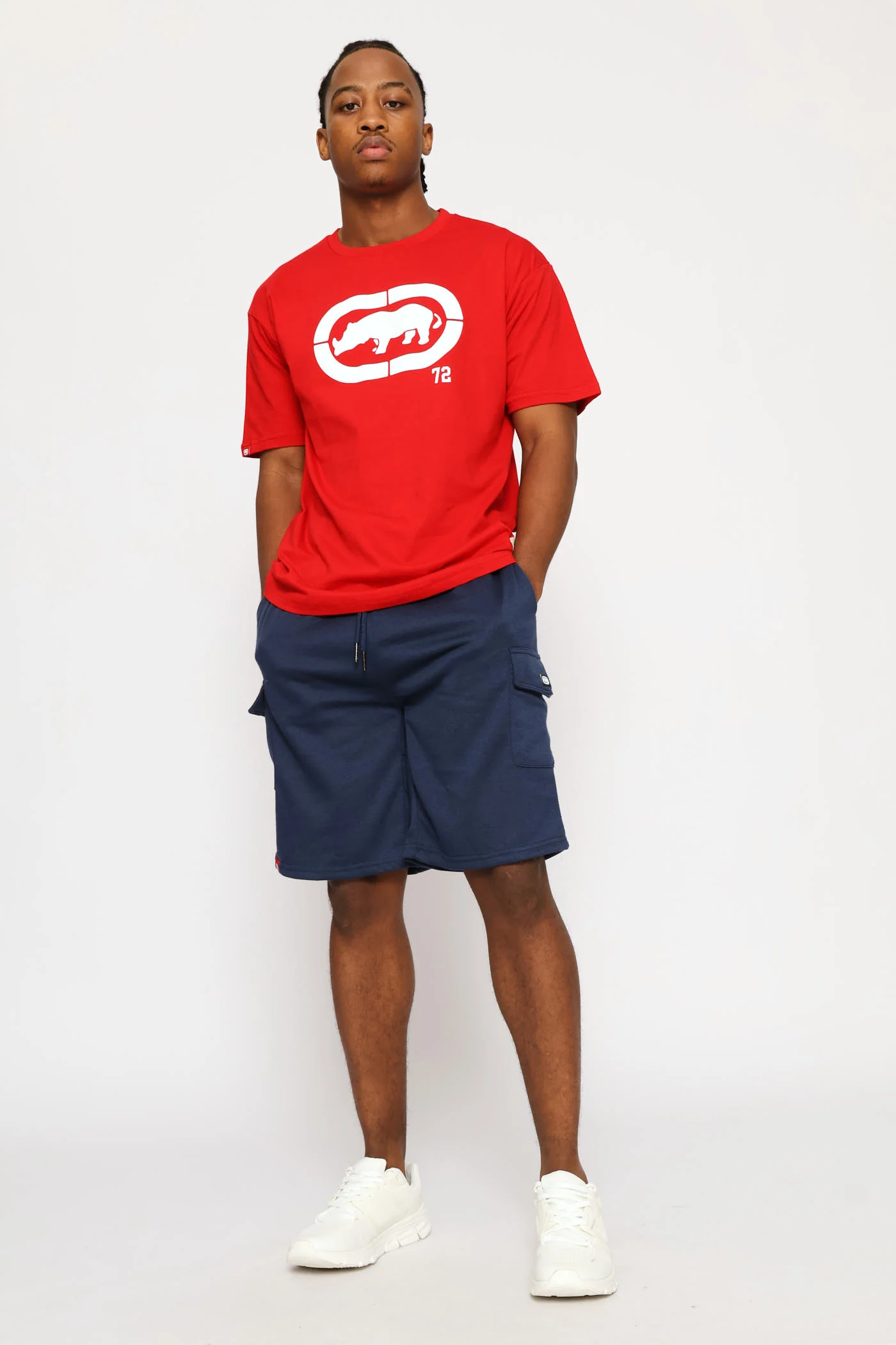 Centre Logo Tee - Red - Image 3